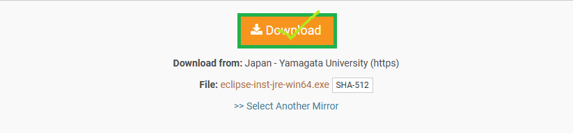 Eclipseをダウンロード